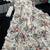 white silk blend digital printed saree with swarovski diamond work & blouse piece