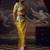 Yellow original japan devsena satin saree japan satin digital print blouse