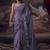 Light lavender original japan devsena satin saree japan satin digital print blouse