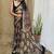 Multicolor original japan devsena satin saree japan satin digital print blouse