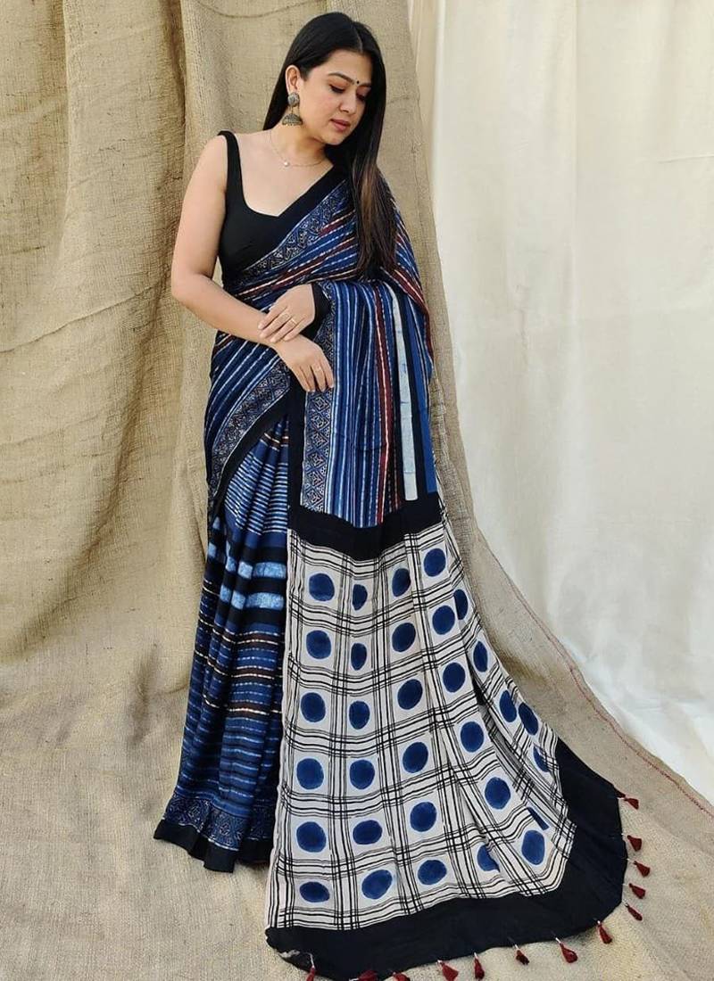 Multicolor original japan devsena satin saree japan satin digital print blouse