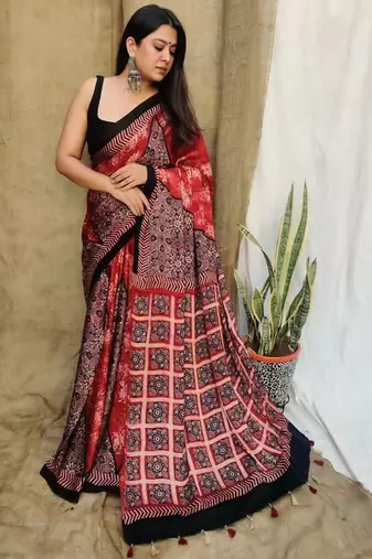 Multicolor original japan devsena satin saree japan satin digital print blouse