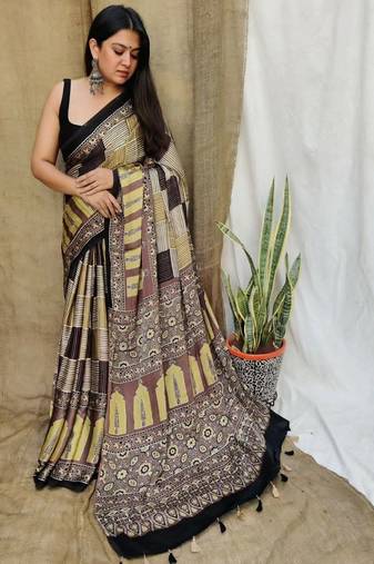 Multicolor original japan devsena satin saree japan satin digital print blouse