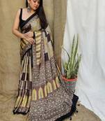 Multicolor original japan devsena satin saree japan satin digital print blouse