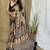 Multicolor original japan devsena satin saree japan satin digital print blouse