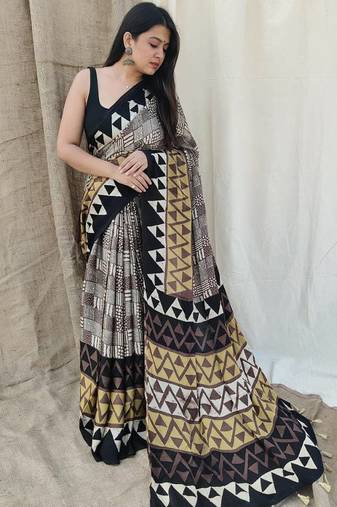 Multicolor original japan devsena satin saree japan satin digital print blouse