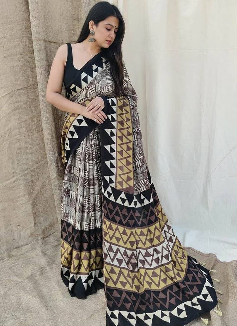Multicolor original japan devsena satin saree japan satin digital print blouse