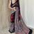 Multicolor original japan devsena satin saree japan satin digital print blouse