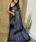 Multicolor original japan devsena satin saree japan satin digital print blouse