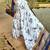 Off white original japan devsena satin saree japan satin digital print blouse