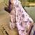 Off white original japan devsena satin saree japan satin digital print blouse