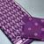 Purple original japan devsena satin saree japan satin digital print blouse