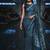 Navy blue original japan devsena satin saree japan satin digital print blouse
