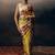 Yellow original japan devsena satin saree japan satin digital print blouse