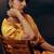 Orange original japan devsena satin saree japan satin digital print blouse
