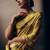 Mustard original japan devsena satin saree japan satin digital print blouse