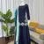 Elegant crepe 3-piece kurta set with farshi salwar & chinon silk dupatta | festive wear for women