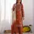 Embroidered rayon cotton kurta set with farshi pant & georgette dupatta | ready to wear