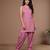 Onion slub cotton kurta with loose fit farshi salwar