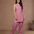 Onion slub cotton kurta with loose fit farshi salwar