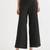Styllow women black high-rise trousers with 2 deep pockets