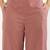 Styllow women rose taupe high-rise trousers with 2 deep pockets