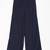 Styllow women navy blue high-rise trousers with 2 deep pockets