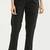 Styllow women everday cotton black pant with 2 dip pockets
