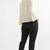 Styllow women everday cotton black pant with 2 dip pockets