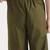 Styllow women olive green high-rise trousers with 2 deep pockets