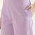 Styllow women lilac high-rise trousers with 2 deep pockets