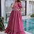Stupendous Rose Pink Bead Work Chanderi Bridesmaid Dress