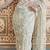 Light sky blue net saree with sequins embroidery work