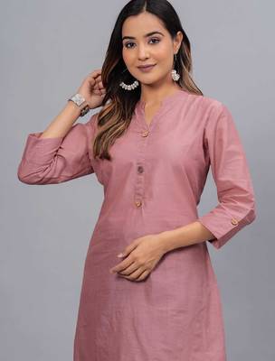 onion straight cotton kurta  1
