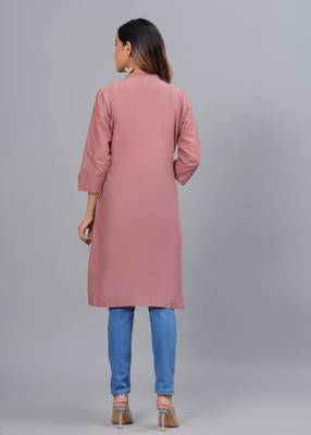 onion straight cotton kurta  2