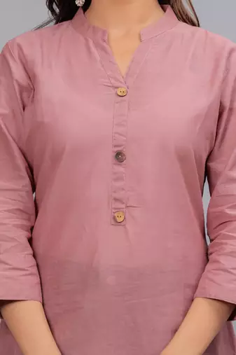 onion straight cotton kurta 