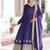 Womens new fancy vichitra silk with rich sequins embroidered work  gown set