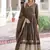 Womens new fancy vichitra silk with rich sequins embroidered work  gown set