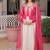 womens new fancy trending glass roman and cosmos with rich sequins embroidered work gown set