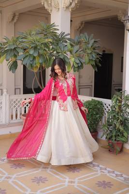 womens fancy trending glass roman and cosmos with rich sequins embroidered work gown set 3