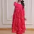 Womens new fancy mul chanderi with embroidered work gown set