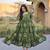 Womens new trendy summer war printed cotton gown set