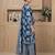 Printed cotton blend stitched geometric print salwar kurta dupatta for women