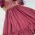 Stupendous Rose Pink Bead Work Chanderi Bridesmaid Dress