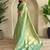 Rama green art silk  woven saree