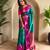 Rama green art silk  woven saree