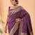 Wine art silk  woven saree