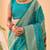 Rama green art silk  woven saree