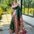 Green art silk  woven saree