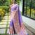 Lavender art silk  woven saree